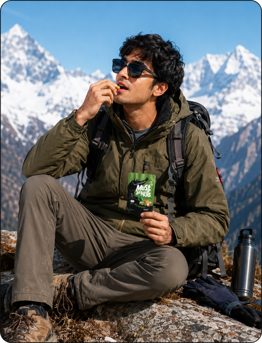 Spicy trail mix moment