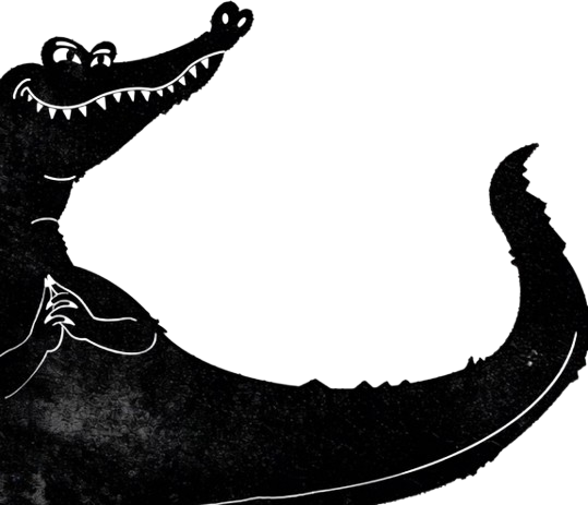 Crocodile mascot illustration