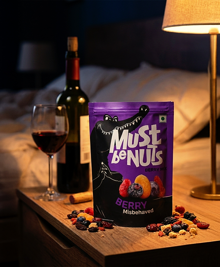 Healthy mixed nuts snack