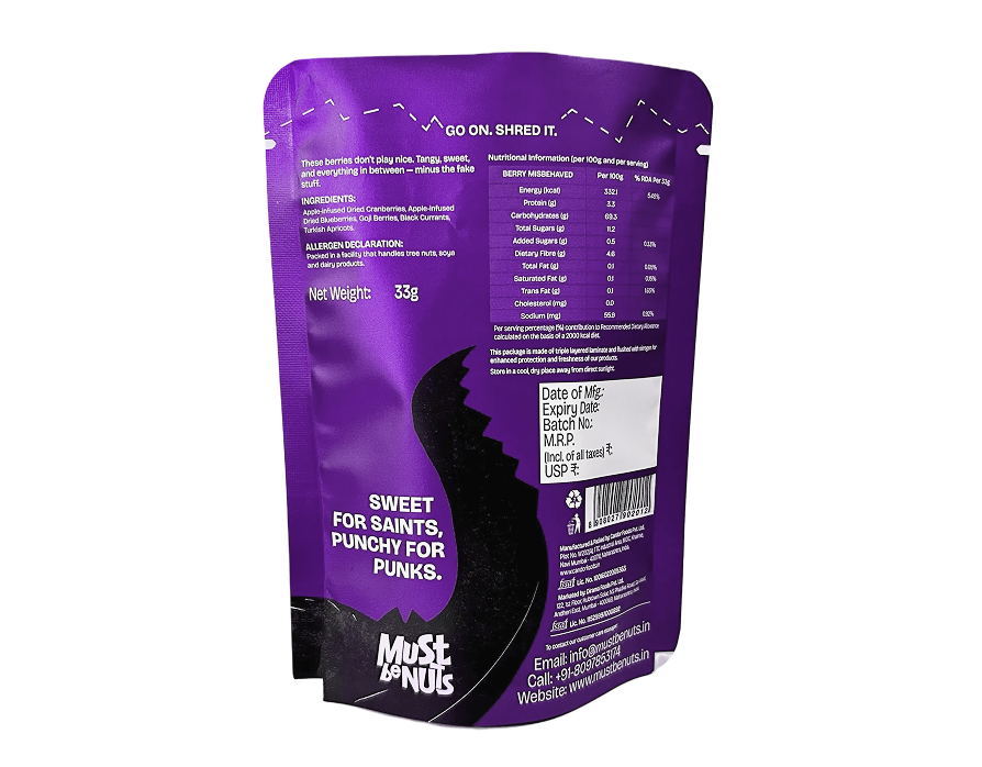 Must Be Nuts product highlight graphic