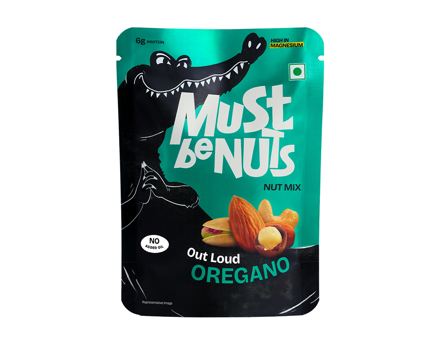 Out Loud Oregano snack pack front